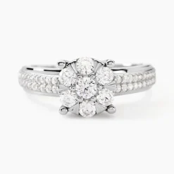 Bague Nazare Or Blanc Oxyde De Zirconium