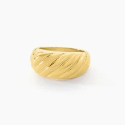 Bague Nemee Acier Jaune