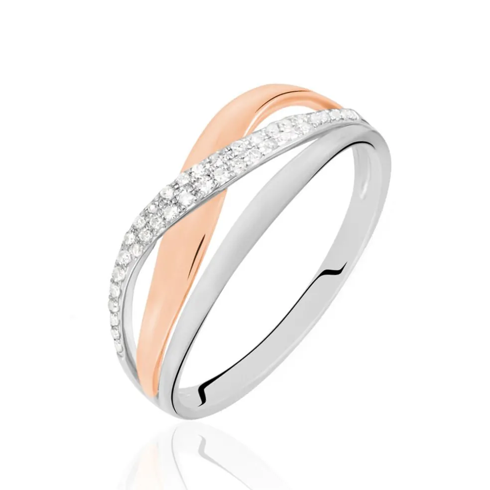 Bague Nene Or Bicolore Diamant