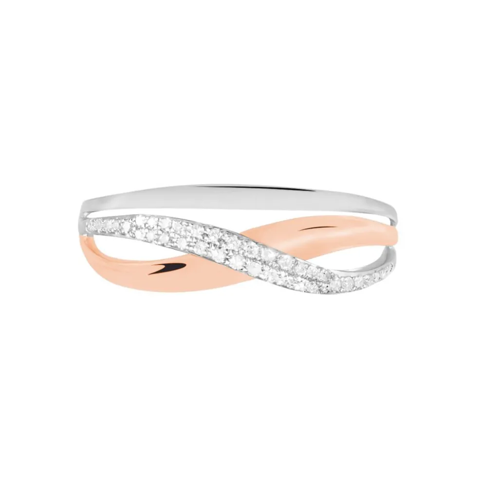 Bague Nene Or Bicolore Diamant