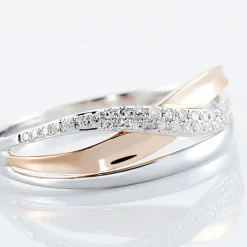 Bague Nene Or Bicolore Diamant