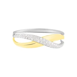 Bague Nene Or Bicolore Diamant