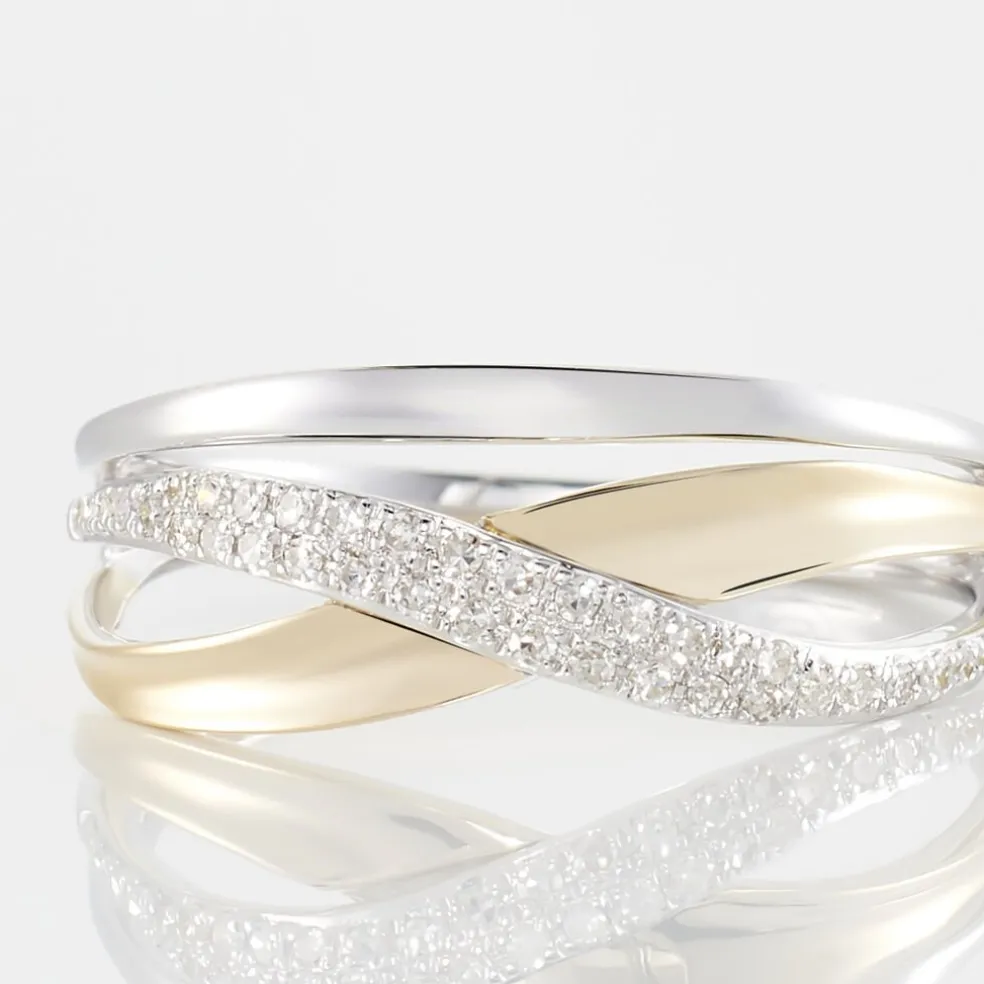Bague Nene Or Bicolore Diamant