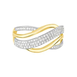 Bague Nila Or Jaune Diamant