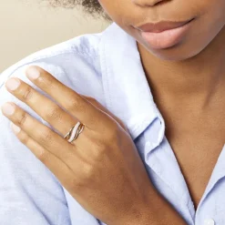 Bague Nila Or Jaune Diamant