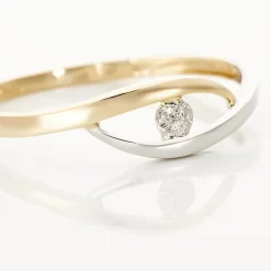 Bague Nohane Or Bicolore Diamant