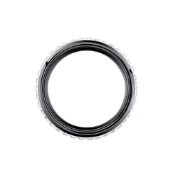 Bague Noire Ceramique Blanc Céramique Et Strass