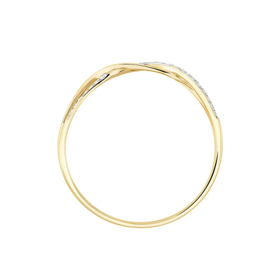 Bague Nucia Or Jaune Diamant