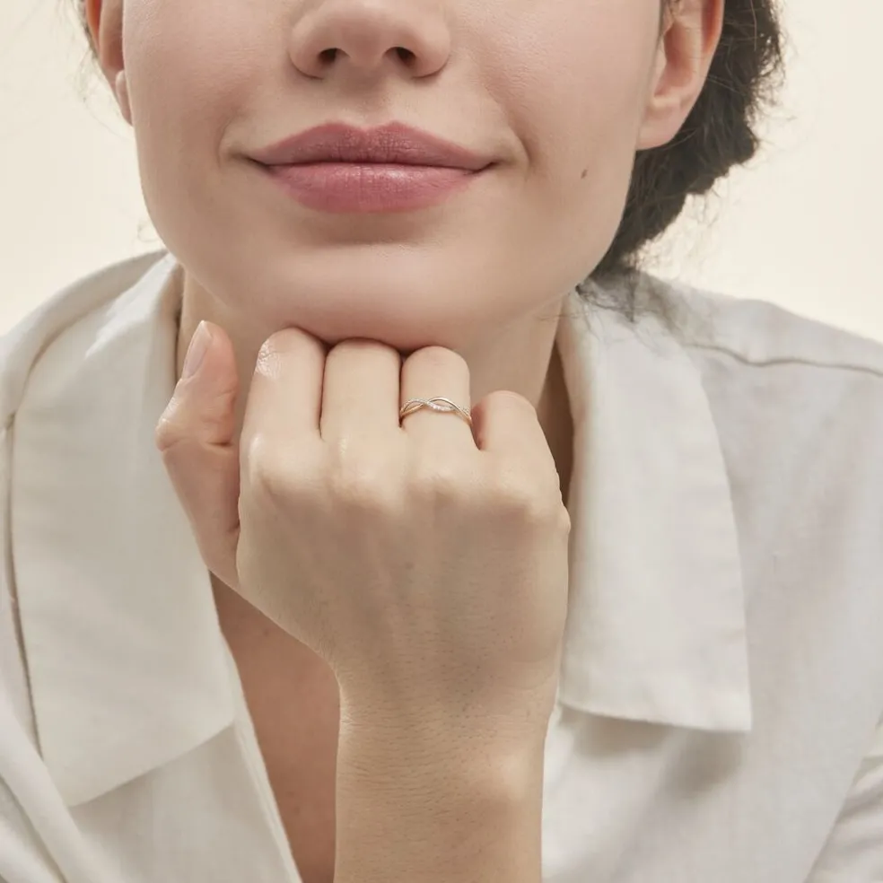 Bague Nucia Or Jaune Diamant
