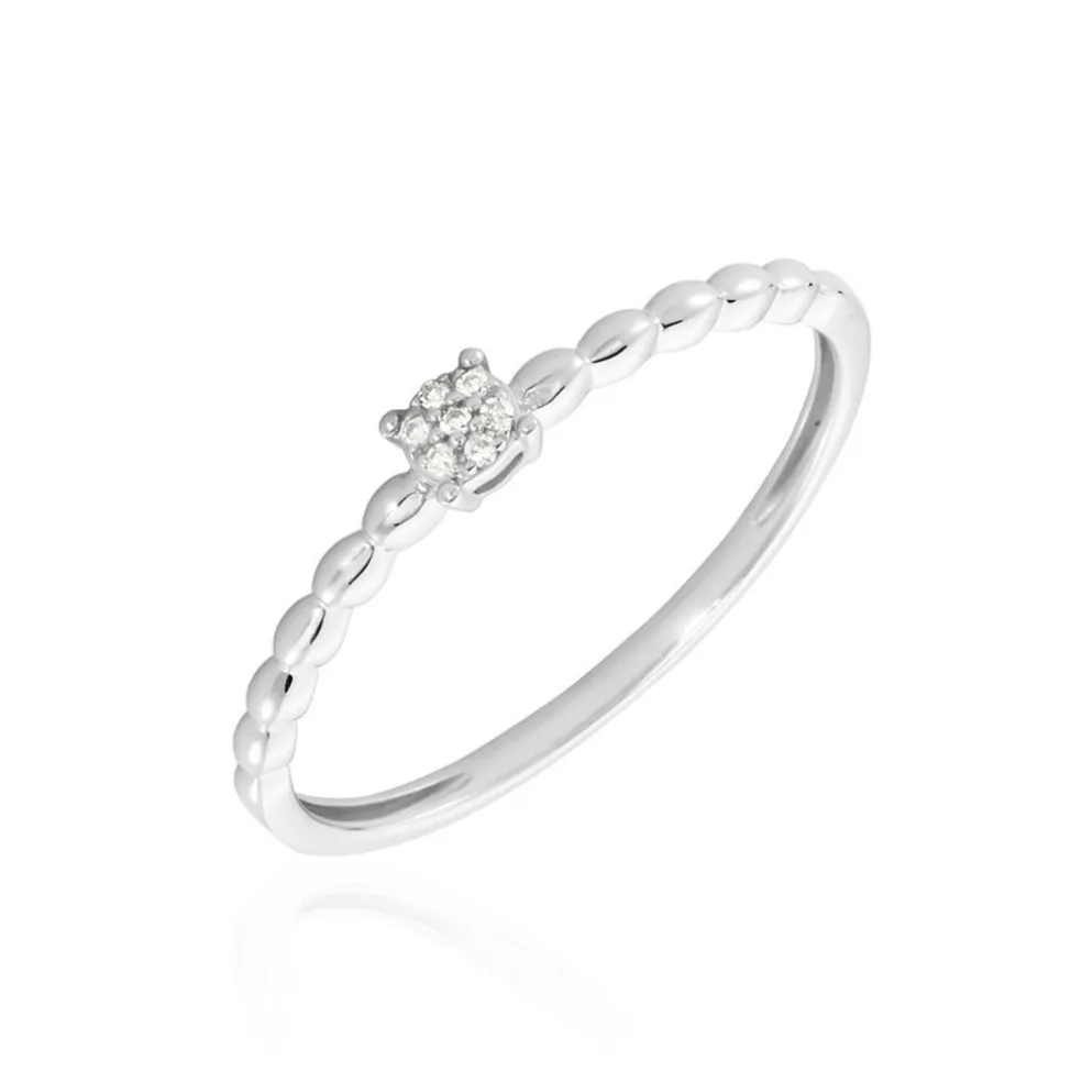 Bague Nuha Blanc Diamant Blanc