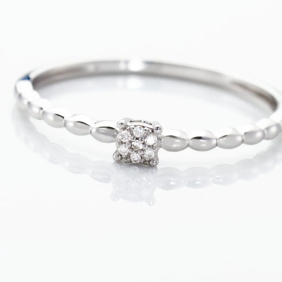 Bague Nuha Blanc Diamant Blanc