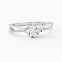 Bague Nusa Or Blanc Diamant