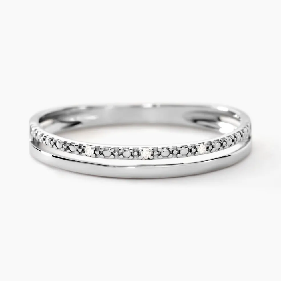 Bague Olena Or Blanc Diamant