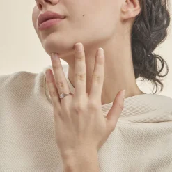 Bague Onenn Or Blanc Diamant