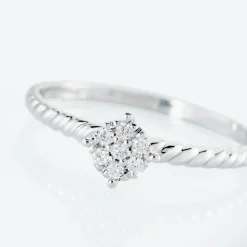 Bague Or Blanc Addie Diamants