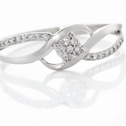 Bague Or Blanc Charlotta Diamant