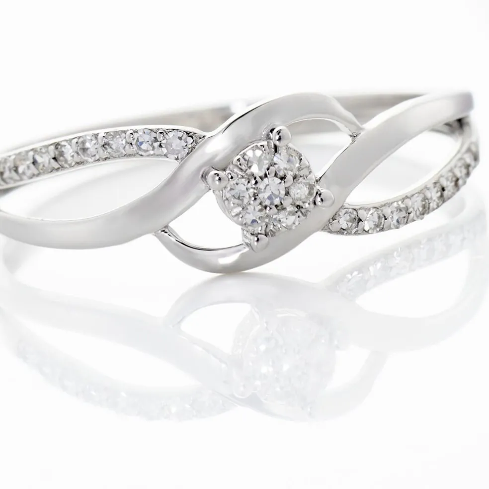 Bague Or Blanc Charlotta Diamant