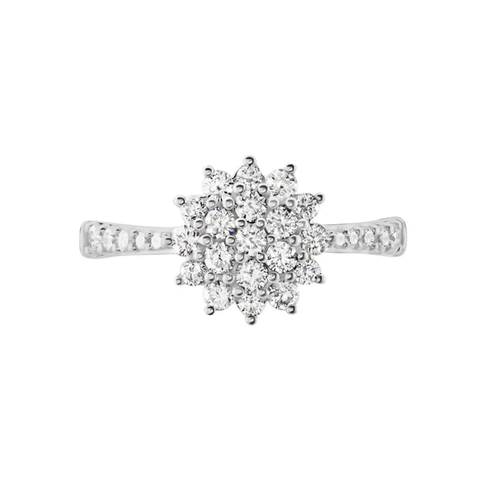 Bague Or Blanc Chouchana Diamant Synthetique