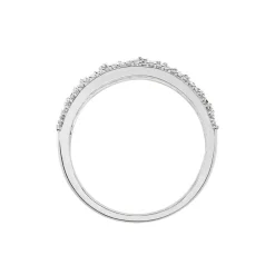 Bague Or Blanc Collection 1986 Diamants