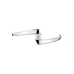 Bague Or Blanc Diamant