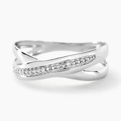 Bague Or Blanc Diamants