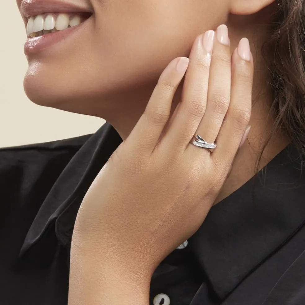 Bague Or Blanc Diamants