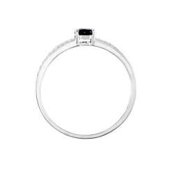 Bague Or Blanc Enea Saphir Diamants