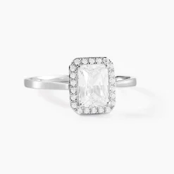 Bague Or Blanc Goulven Oxyde De Zirconium