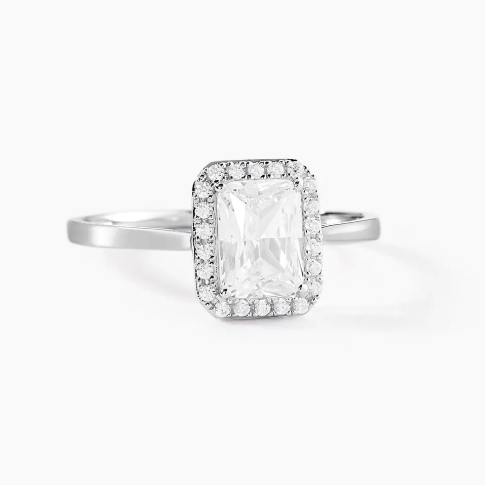 Bague Or Blanc Goulven Oxyde De Zirconium