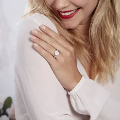 Bague Or Blanc Mirel Oxyde