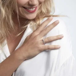 Bague Or Blanc Rosalane Diamants