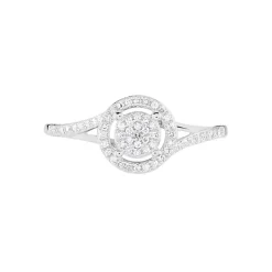 Bague Or Blanc Verna Diamants Cercle