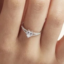 Bague Or Blanc Zandra Oxyde De Zirconium