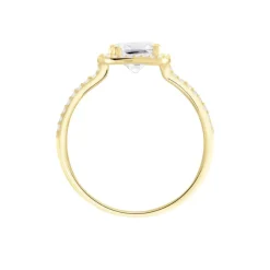 Bague Or Jaune Adrienne Oxydes De Zirconium