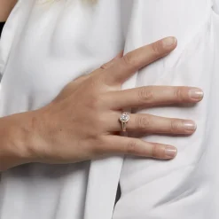 Bague Or Jaune Arjun Oxydes De Zirconium