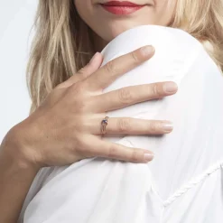 Bague Or Jaune Carl Saphirs Diamants