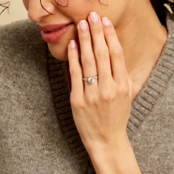 Bague Or Jaune Carolina Oxyde De Zirconium