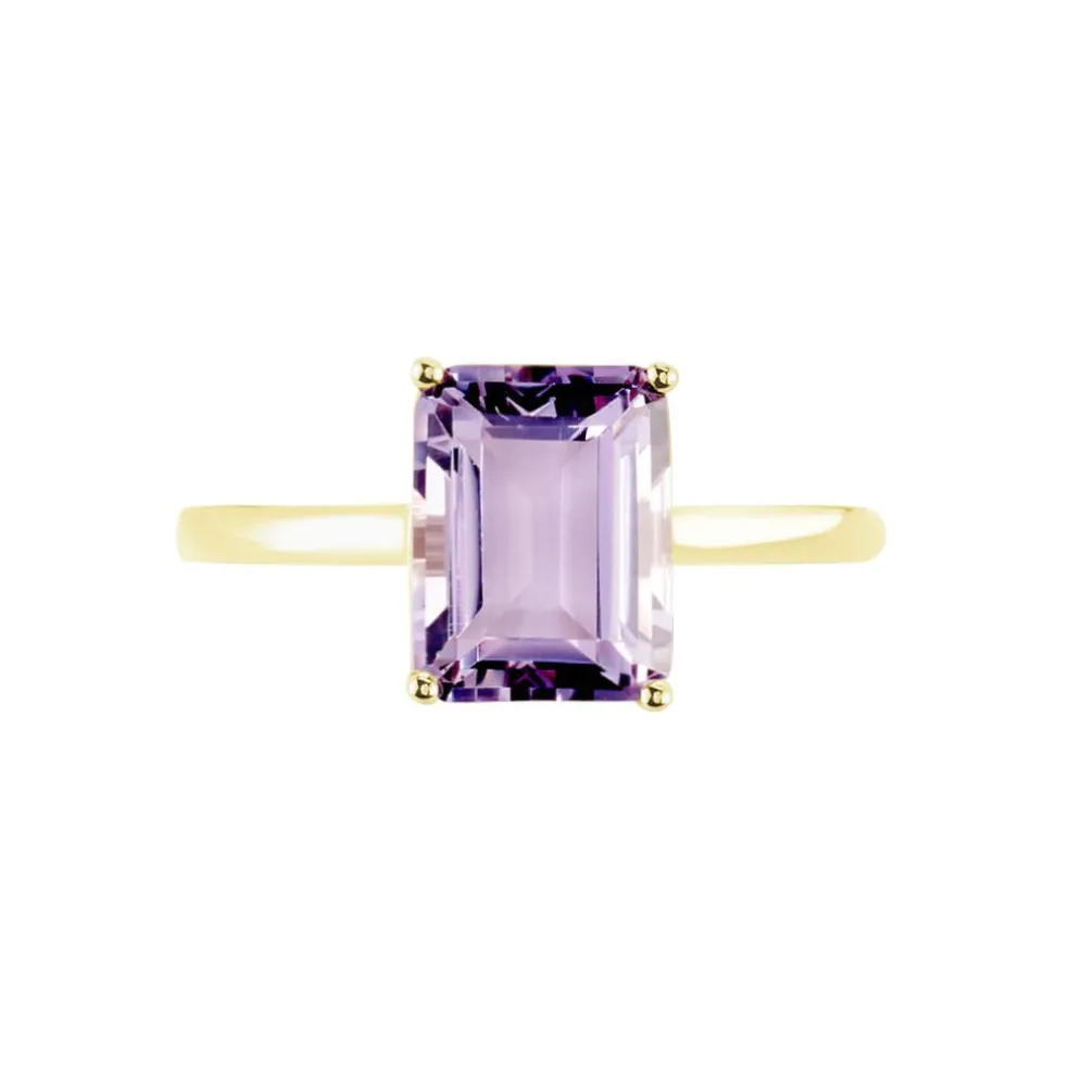 Bague Or Jaune Faraj Amethyste