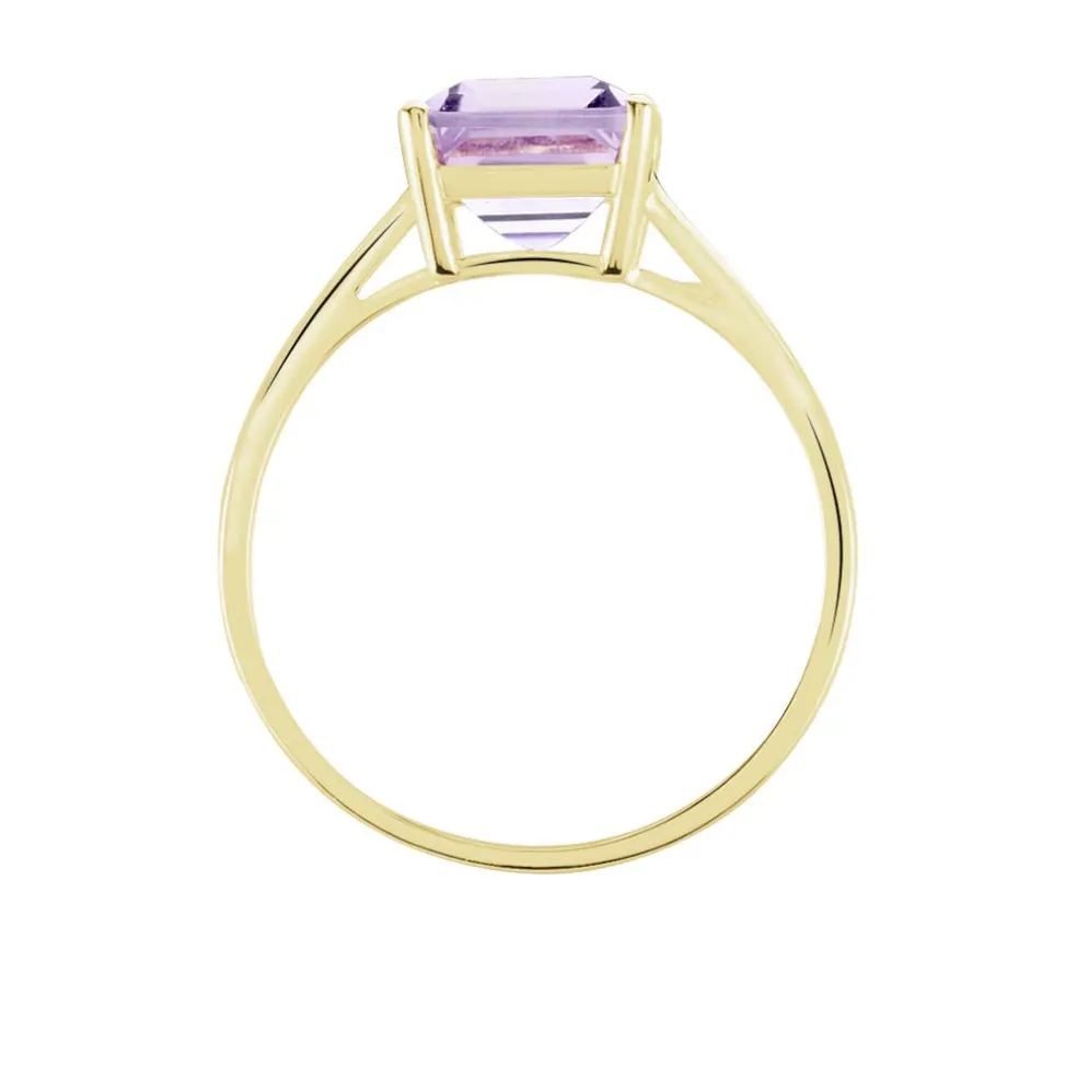 Bague Or Jaune Faraj Amethyste