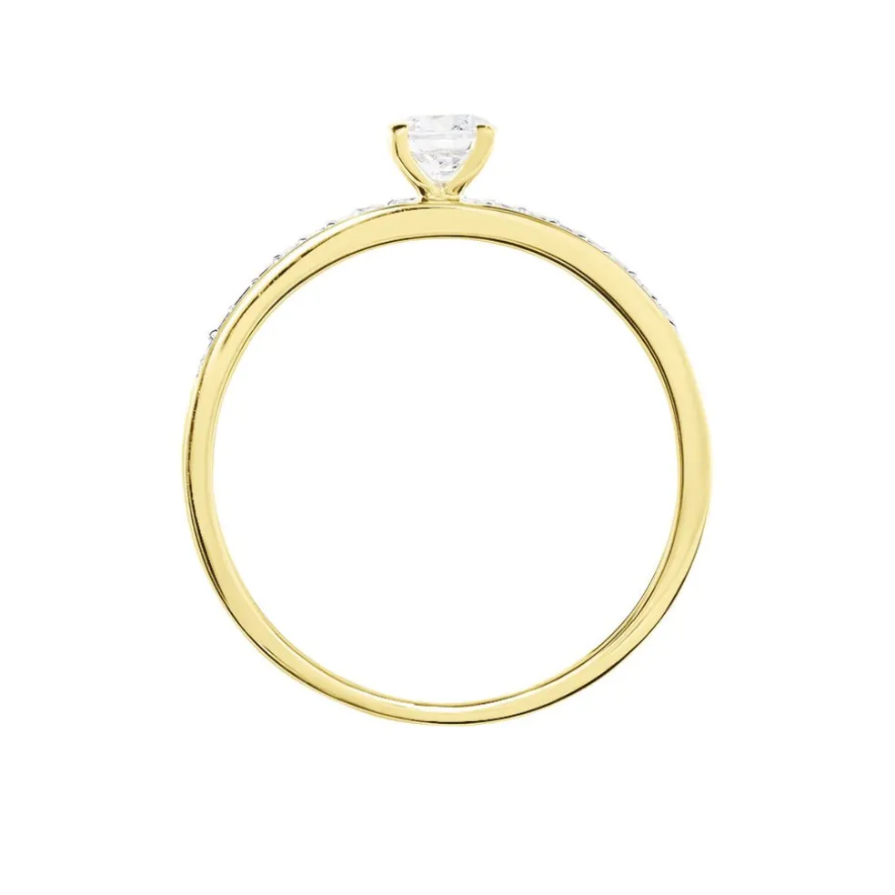 Bague Or Jaune Judita Oxyde De Zirconium