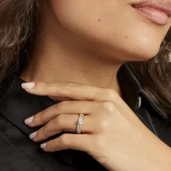 Bague Or Jaune Judita Oxyde De Zirconium