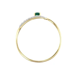 Bague Or Jaune Karmele Emeraude