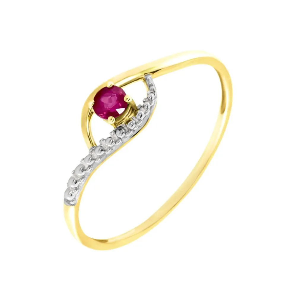 Bague Or Jaune Karmele Rubis