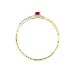 Bague Or Jaune Karmele Rubis