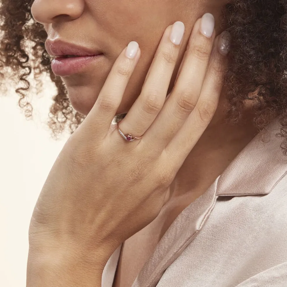 Bague Or Jaune Karmele Rubis