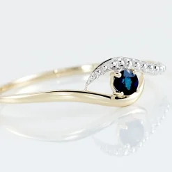 Bague Or Jaune Karmele Saphir