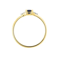 Bague Or Jaune Marie Saphir Diamants