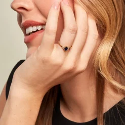 Bague Or Jaune Marie Saphir Diamants