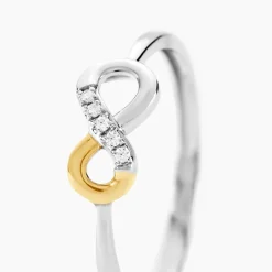 Bague Or Jaune Oxyde De Zirconium