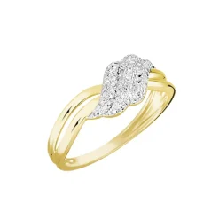 Bague Or Jaune Ricoria Diamants